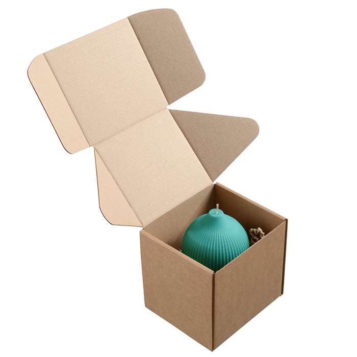 Свеча декоративная бирюзового цвета из коллекции edge, 10,5см Tkano TK22-CND0016