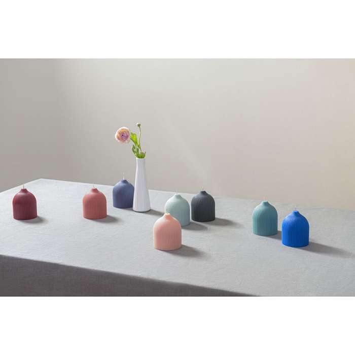 Свеча декоративная бирюзового цвета из коллекции edge, 10,5см Tkano TK22-CND0016