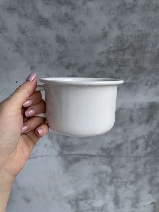 Кофейная кружка 10 см, 0,4 л, белый, WEISS RIESS 0299-033