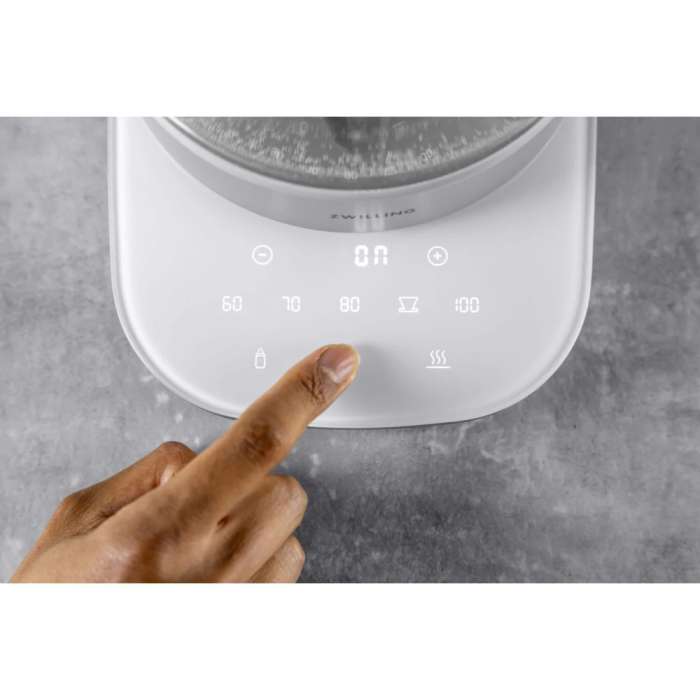 Чайник электрический, стеклянный, белый ZWILLING Enfinigy 53102-500