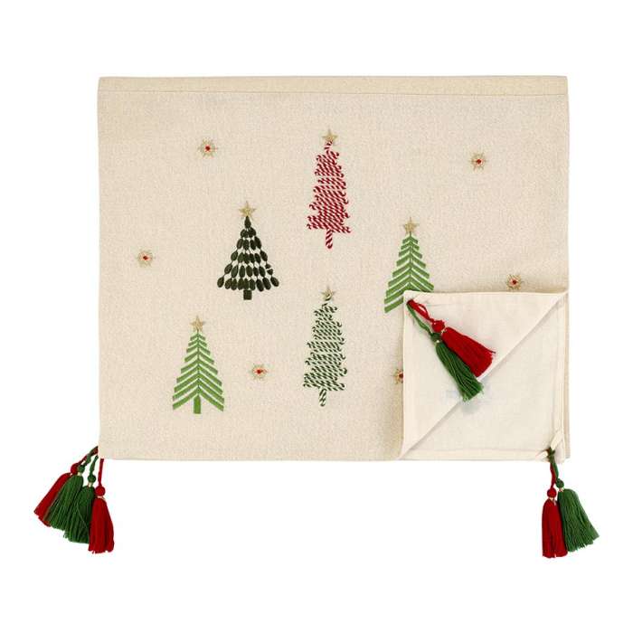 Дорожка на стол frozen pines из коллекции new year essential, 45х150 см Tkano TK25-TR0011