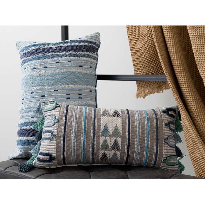 Чехол на подушку с этническим орнаментом TKANO TK18-CC0002