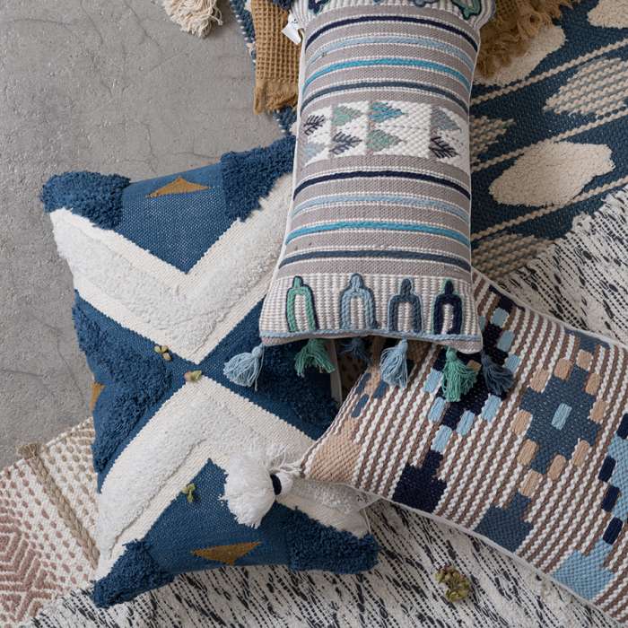 Чехол на подушку с этническим орнаментом TKANO TK18-CC0002