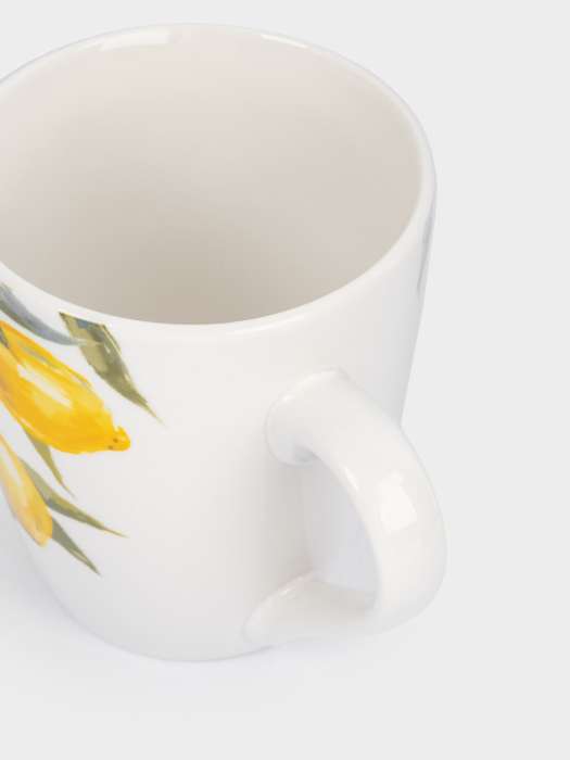 Кружка, 350 мл, 2 шт, фарфор P, белый, Лимоны, Palermo ANNA LAFARG ANLAF-MEIBO-040625-3