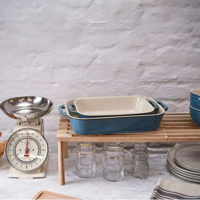 Форма для запекания, прямоугольная 20х16 см, античный бирюзовый STAUB 40511-868