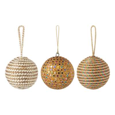Набор ёлочных украшений disco balls из коллекции new year essential, 3 шт. Tkano TK24-NY_DEC0014