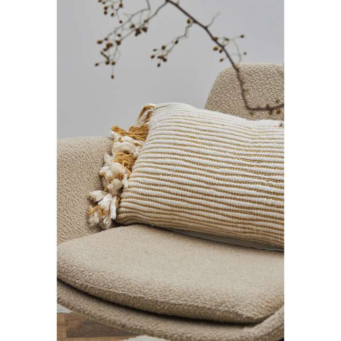 Чехол на подушку горчичного цвета clouds из коллекции ethnic, 35х60 см Tkano TK23-CC0002