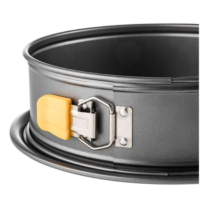 Форма для выпечки круглая разъемная Home Baking 26x9 см, сталь углеродистая, серая WO HOME WO1024