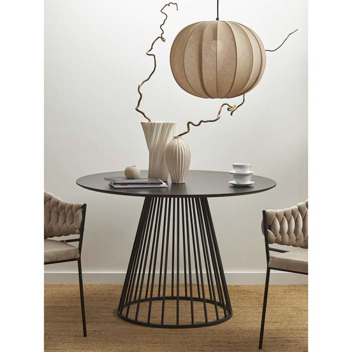 Стол обеденный tyra, D110 см, черный Bergenson Bjorn BB0000119