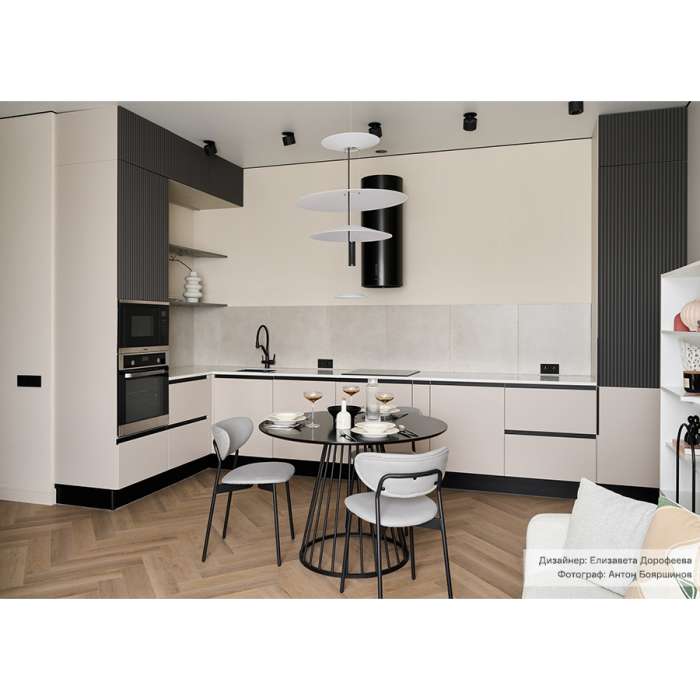 Стол обеденный tyra, D110 см, черный Bergenson Bjorn BB0000119