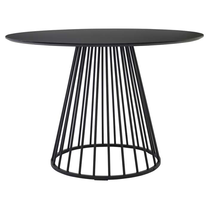 Стол обеденный tyra, D110 см, черный Bergenson Bjorn BB0000119