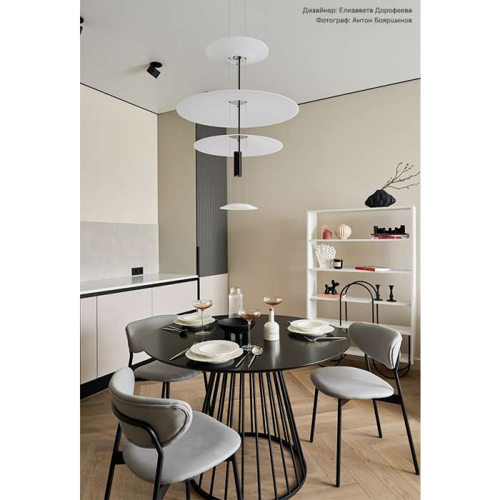 Стол обеденный tyra, D110 см, черный Bergenson Bjorn BB0000119