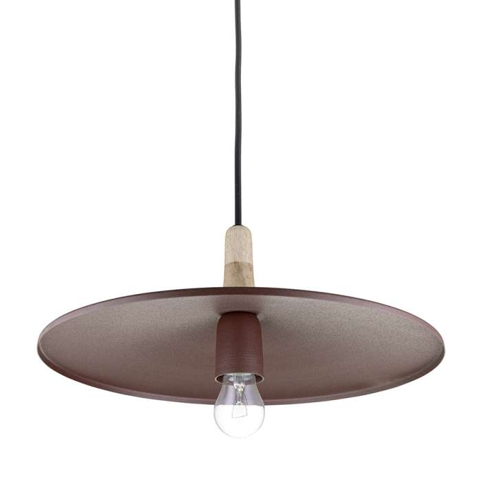 Светильник подвесной mango pyor, D40х13 см, сиреневый Bergenson Bjorn BB0000451