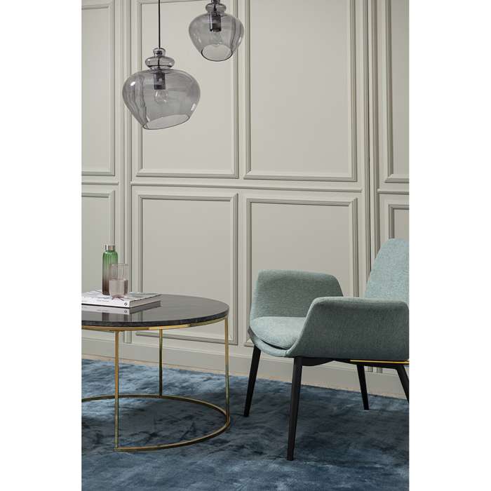 Набор из 2-х журнальных столиков hans, D60 см и D80 см, черный мрамор Bergenson Bjorn TAI-HN-TBL-BRMRB-BK-80-60