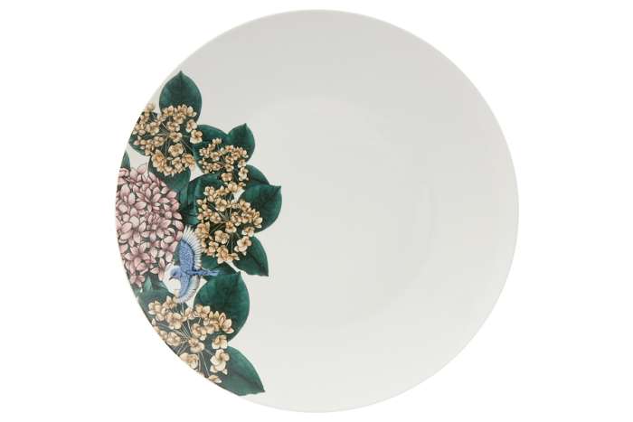 Сервиз обеденный, 4 перс, 16 пр, фарфор P, бело-синий, Гортензия, Reminisce MAXWELL & WILLIAMS MW413-YD0125