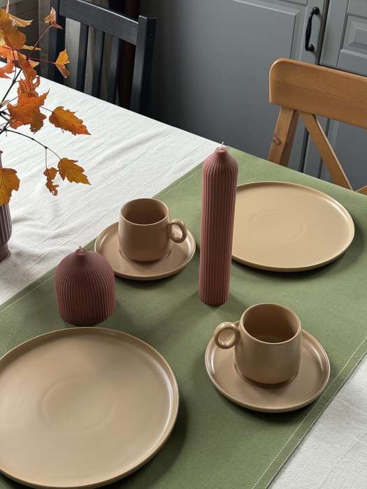 Свеча декоративная бордового цвета из коллекции edge, 10,5см Tkano TK22-CND0019