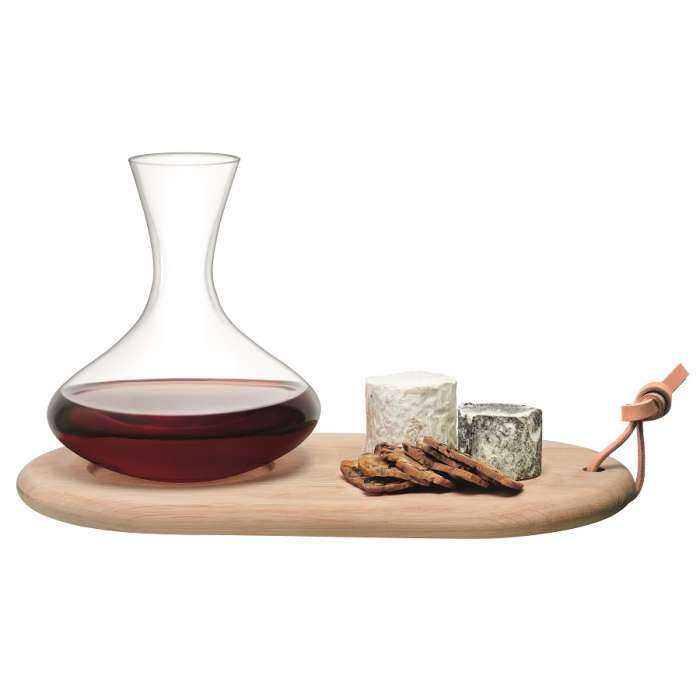 Набор из декантера 1,4 л и сырной доски wine LSA International G1378-00-301