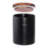 Банка керамическая для хранения чая, 650 мл, черная Smart Solutions SS0000269