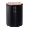 Банка керамическая для хранения чая, 650 мл, черная Smart Solutions SS0000269