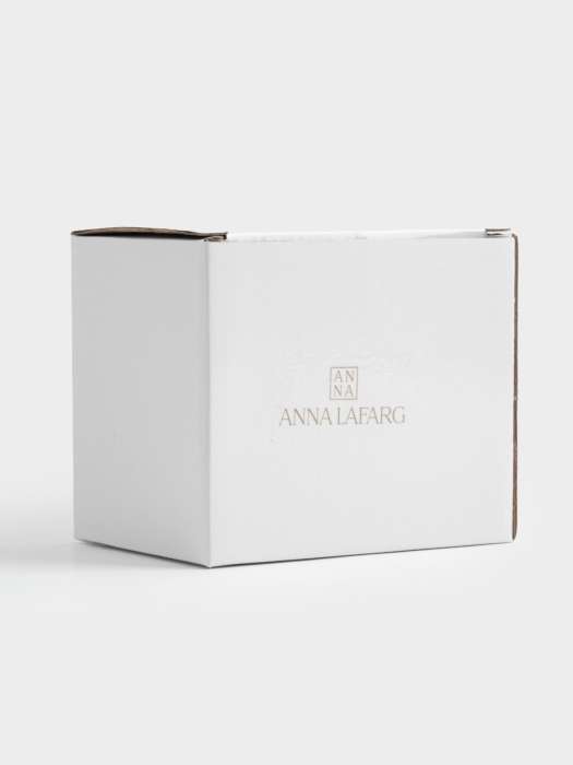 Кружка, 580 мл, фарфор P, бело-золотистая, Дом с венком, Townlet ANNA LAFARG ANLAF-ARJ-2501-1