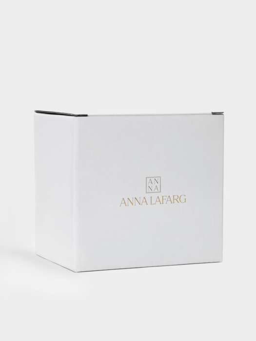 Кружка, 340 мл, керамика, молочно-золотистая, Ель со звездой, New year ANNA LAFARG ANLAF-FDW-110425-1