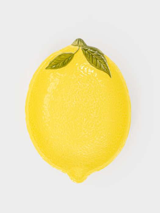 Салатник, 22х16х4 см, 480 мл, фарфор P, желтый, Лимон, Lemon ANNA LAFARG ANLAF-ARJ-110725-1