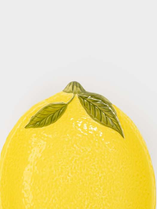 Салатник, 22х16х4 см, 480 мл, фарфор P, желтый, Лимон, Lemon ANNA LAFARG ANLAF-ARJ-110725-1
