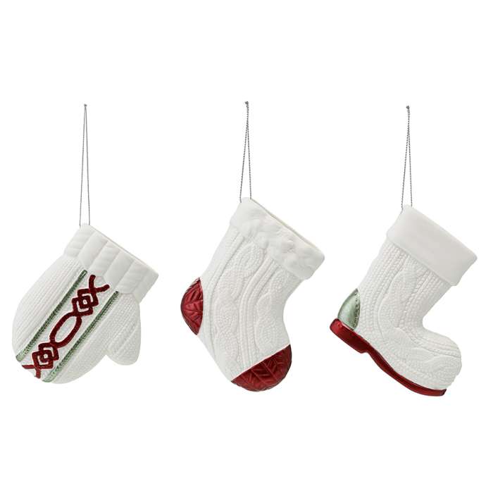 Набор ёлочных украшений warming tale из коллекции new year essential, 3 шт. Tkano TK24-NY_DEC0025