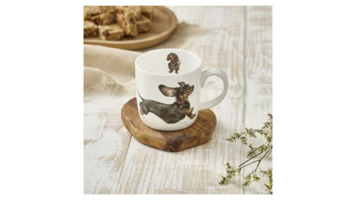 Кружка Royal Worcester Забавная фауна Веселая такса 310 мл, фарфор
