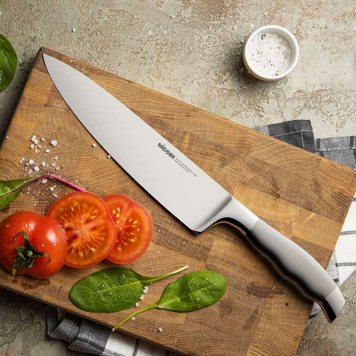 Набор из 5 кухонных ножей с универсальным блоком MARTA