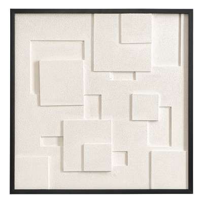 Панно декоративное с эффектом 3d minimalism square, с черной рамой, 60х60 см Bergenson Bjorn BB0000588