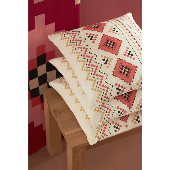 Подушка декоративная по мотивам башкирских орнаментов из коллекции cultural heritage, 45х45 см Tkano TK24-CU0024