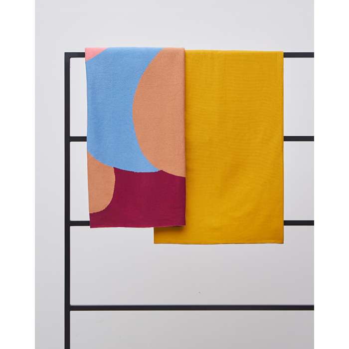 Плед из хлопка с авторским принтом из коллекции freak fruit, 130х180 см Tkano TK20-TH0003