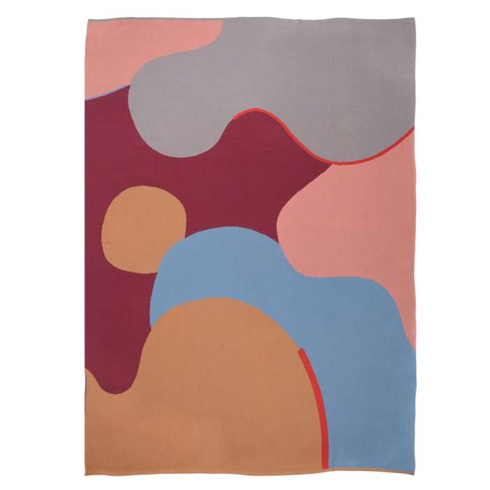 Плед из хлопка с авторским принтом из коллекции freak fruit, 130х180 см Tkano TK20-TH0003