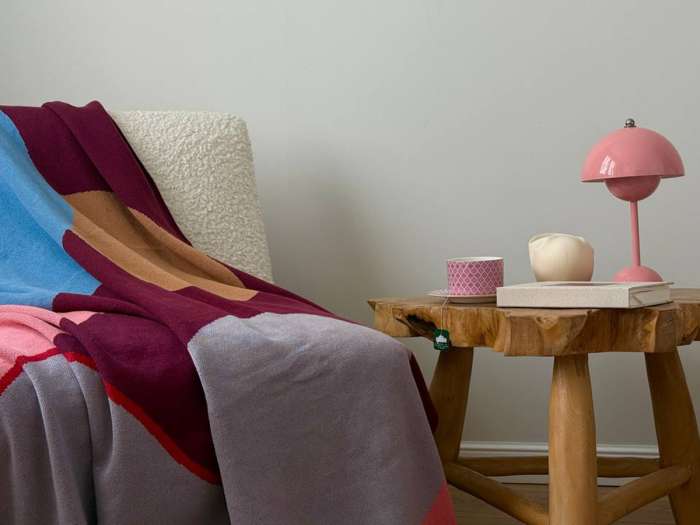 Плед из хлопка с авторским принтом из коллекции freak fruit, 130х180 см Tkano TK20-TH0003