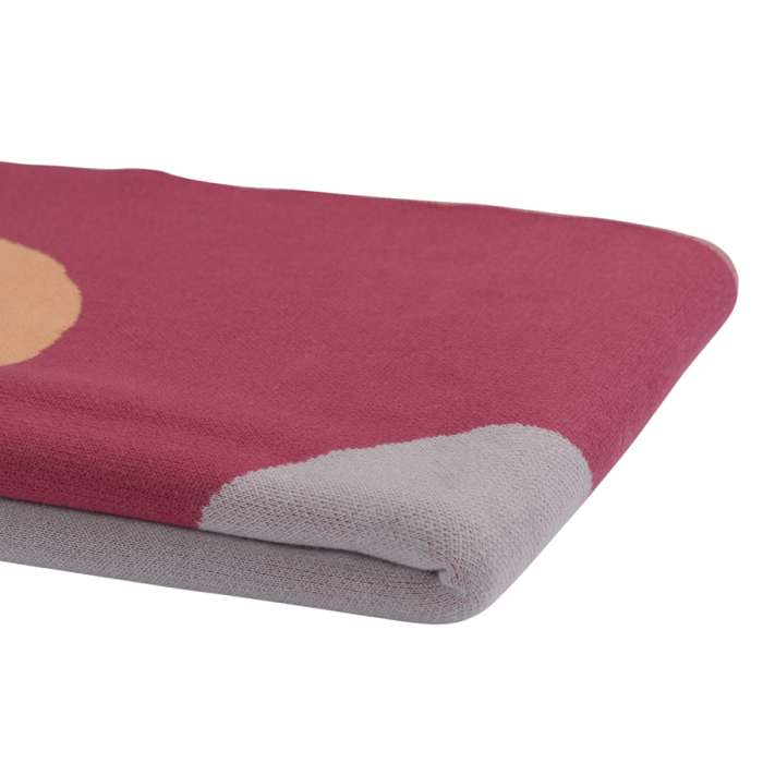 Плед из хлопка с авторским принтом из коллекции freak fruit, 130х180 см Tkano TK20-TH0003