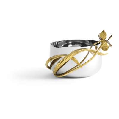 Конфетница Michael Aram Черный ирис 14 см, сталь нержавеющая