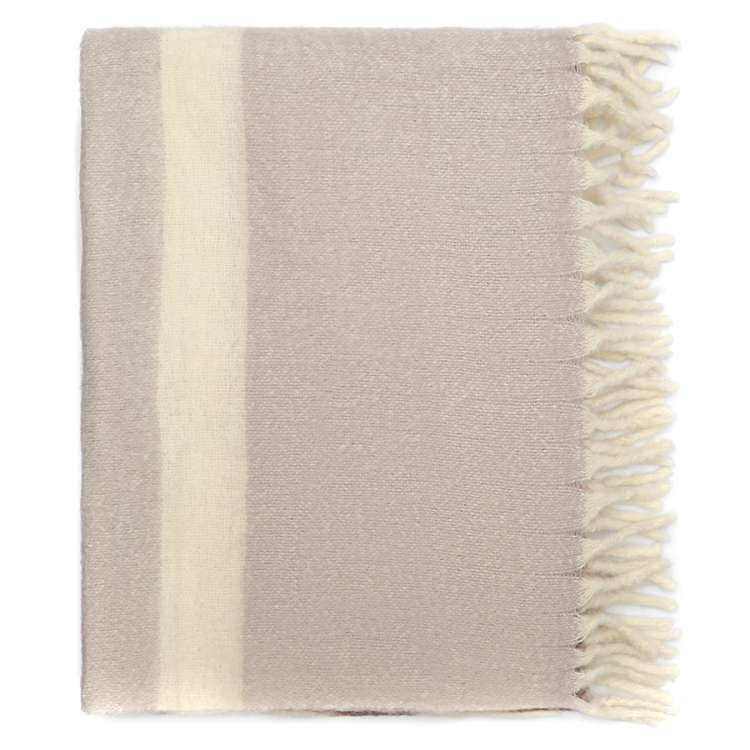 Плед мохеровый over horizon цвета марсала из коллекции trendy ruffles, 130х180 см Tkano TK25-TH0010