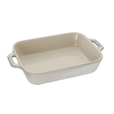 Форма для запекания, прямоугольная 20х16 см, слоновая кость STAUB 40511-865