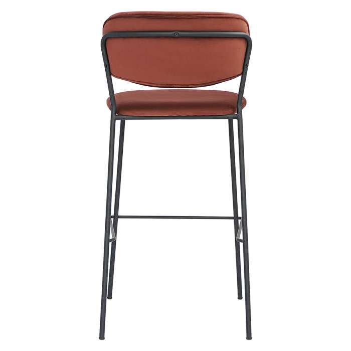 Стул барный eirill, велюр, кирпичный Bergenson Bjorn BB0000113