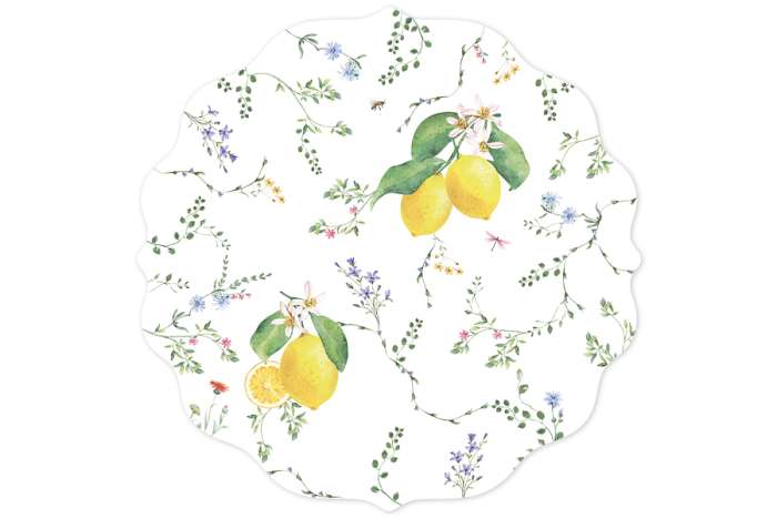 Набор подставок под горячее Цветы и лимоны, 2 шт, 34,5 см EASY LIFE EL-R0573/FCIT