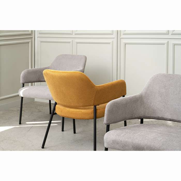 Кресло wendy, фактурный шенилл, охра Bergenson Bjorn BB000026