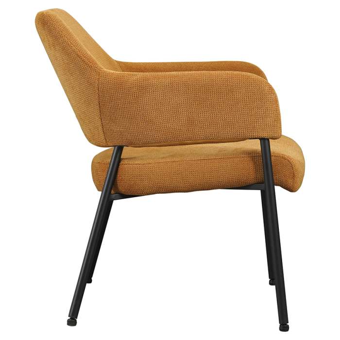 Кресло wendy, фактурный шенилл, охра Bergenson Bjorn BB000026