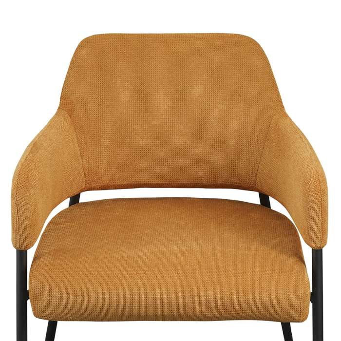 Кресло wendy, фактурный шенилл, охра Bergenson Bjorn BB000026