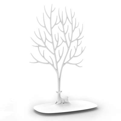 Дерево для украшений большое deer, белое QUALY QL10172-WH
