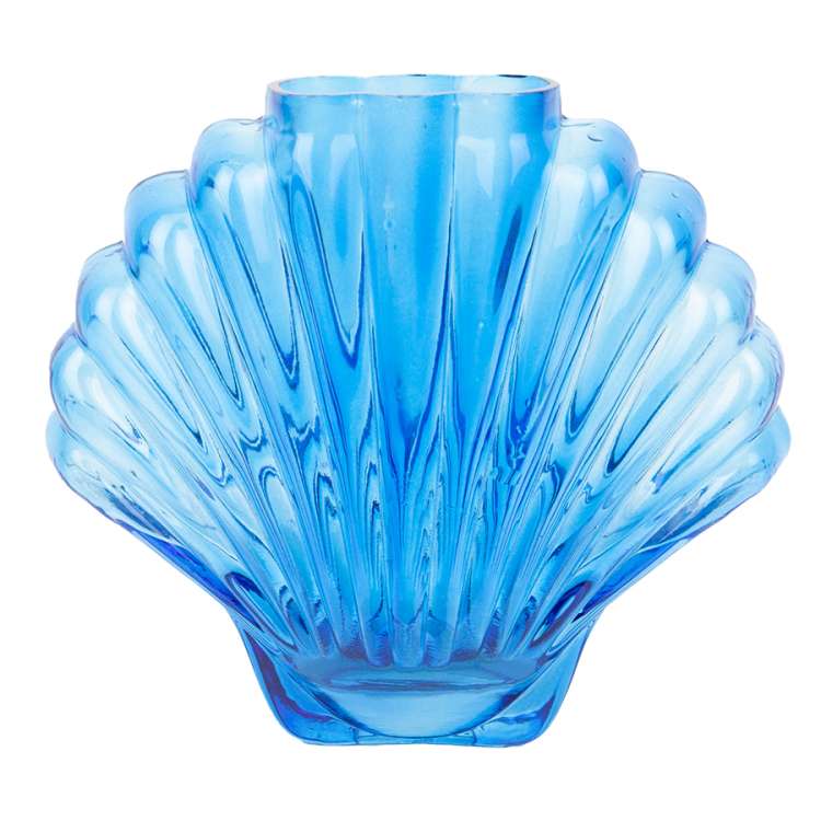 Ваза для цветов seashell, 18,5 см, голубая DOIY DYVASSHCB
