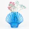 Ваза для цветов seashell, 18,5 см, голубая DOIY DYVASSHCB