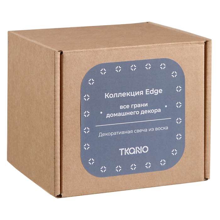 Свеча декоративная графитового цвета из коллекции edge, 10,5см Tkano TK22-CND0022