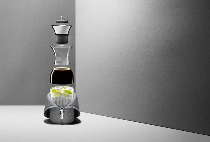 Графин fridge в неопреновом текстурном чехле, 1 л, темно-серый Eva Solo 567973