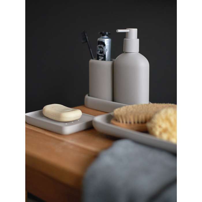 Диспенсер для жидкого мыла slim, светло-серый Bergenson Bjorn Bath BB0000933